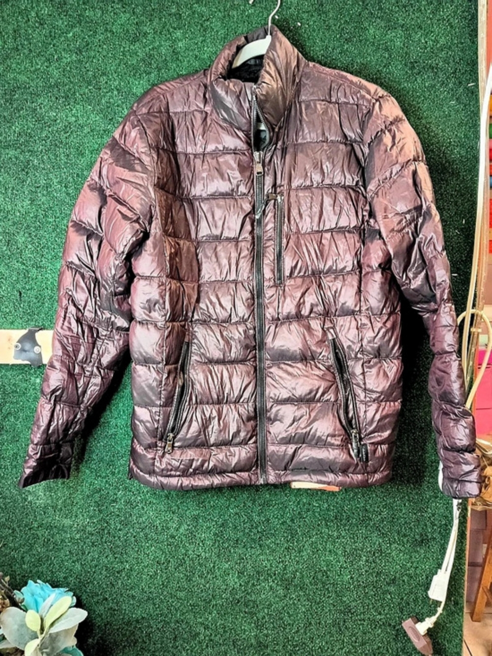 Calvin Klein Men's Brown Puffer Jacket